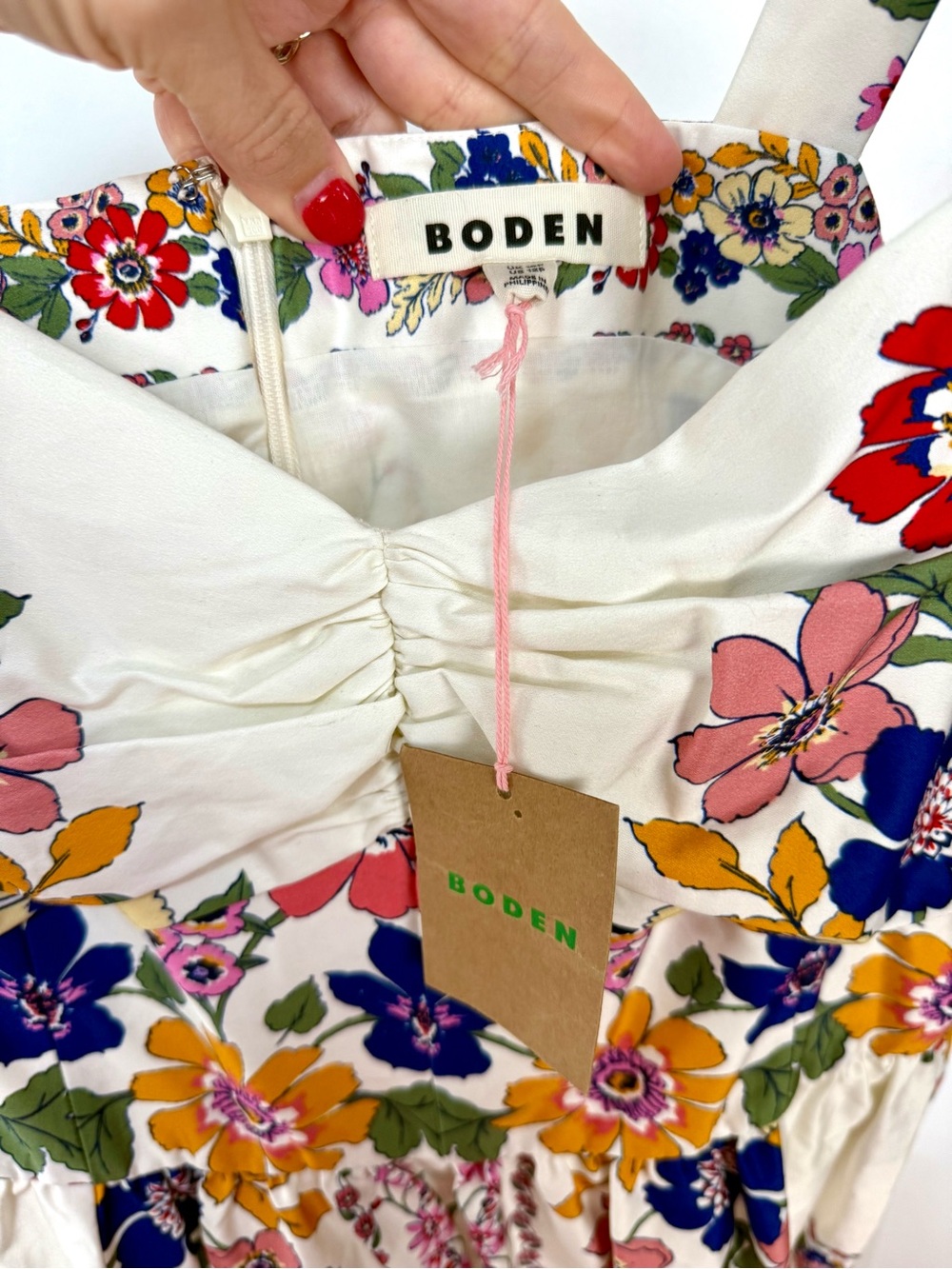 *NWT* Boden Meadow Fit & Flare Midi Dress - Picture 8 of 9